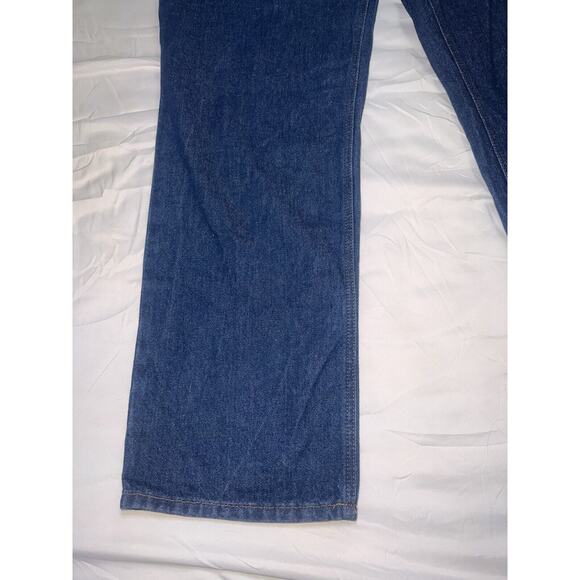 Carhartt Jeans Men’s Size 42x32 Blue Denim Relaxed Fit Work Pants Cotton 381-83 - Picture 3 of 13